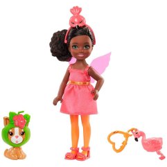Кукла Barbie Барби Club Chelsea Сказочный наряд фламинго GHV69