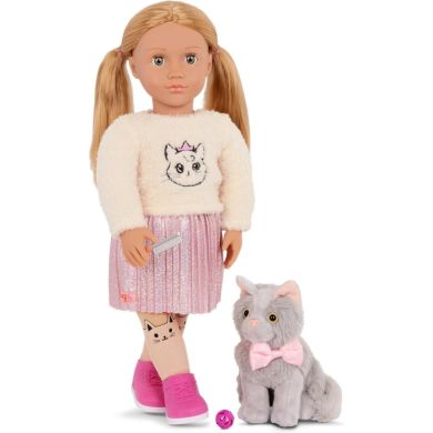 Кукла Our Generation Шила с котёнком Сэмми и аксессуарами 46 см BD31579Z