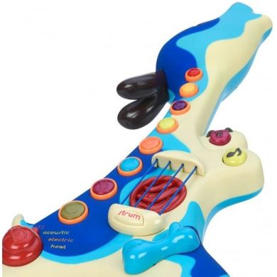 Музична іграшка Battat Пес-гітарист короткий ремінець BX1206Z, Блакитний