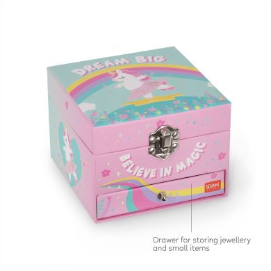 Музыкальный ящик Music Box Единорог Legami CRL0001