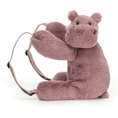 М'яка іграшка Рюкзак Hippo Jellycat (Джеллі кет) 28x30 HUG2HBP