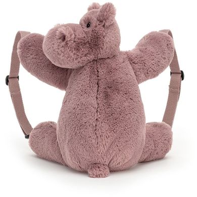 М'яка іграшка Рюкзак Hippo Jellycat (Джеллі кет) 28x30 HUG2HBP