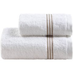 Набор полотенец (60*110 см, 40*60 см) цв. CORDA Белый Biancoperla