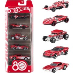 Набор из 5 базовых машинок 80 лет драйва Mattel Hot Wheels JGK08