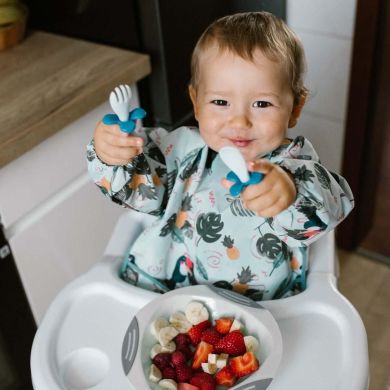 Нагрудник з довгим рукавом Тукан від 6м до 2 років 74 см x 36 см BabyOno 1476/02
