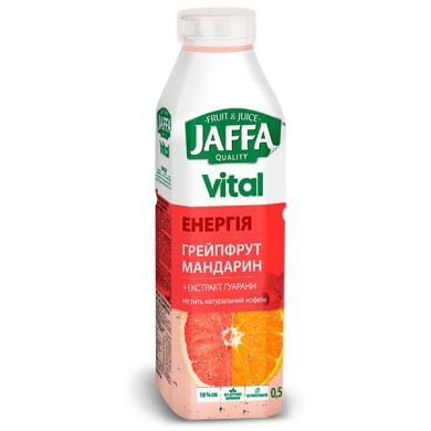 Напій Jaffa Vital Energy Грейфрут-Мандарин з екстрактом гуарани 473