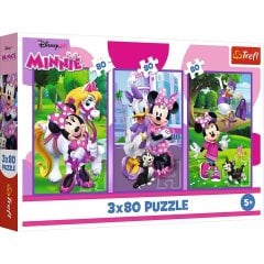 Пазли 3x80 Mickey&friends Мінні та друзі 8000021036300