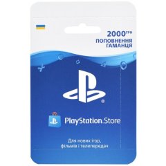 Поповнення гаманця Playstation Store: Карта оплати 2000 грн конверт 9781417