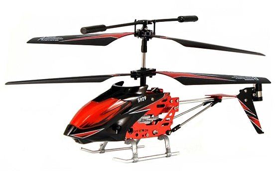 Вертоліт 3-канальний на і/ч керуванні WL Toys S929 Red з автопілотом WL-S929r
