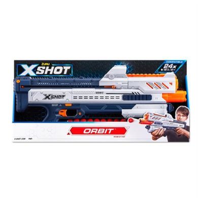X-Shot Быстрострельный бластер EXCEL CHAOS New Orbit (24 шарика) 36281R
