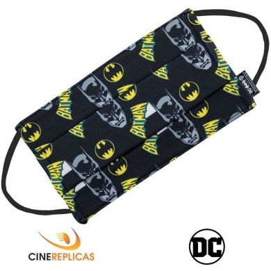 Багаторазова тканева маска чорна DC Comics Бетмен Cinereplicas CR6101