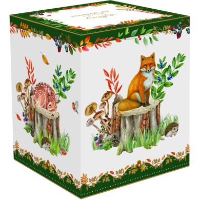 Банка з кришкою з порцеляни &Oslash;14x20h см в коробці FOREST DREAM POZZI MILANO 1646FOD, 20