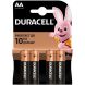 Батарейки Duracell 1,5 V LR06 розміру АА 4 шт 5008693
