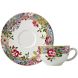 Чашка для чаю з блюдцем MILLEFLEURS 160 мл - &Oslash; 15.2 см GIEN 16432PTH01