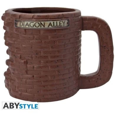 Чашка Harry Potter Гаррі Поттер 3D Diagon alley (Діагонна алея), 500 мл Abystyle ABYMUG521