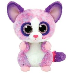 Детская игрушка мягконабивная Розовый лемур BECCA 15 см TY 36395