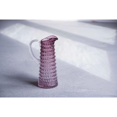 Графин для напитков 1000 мл высокий Hobnail, Underlay Violet KLIMCHI 16185/1000-327/27