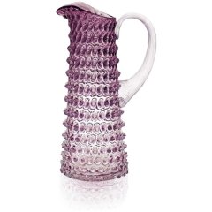 Графін для напоїв 1000 мл високий Hobnail, Underlay Violet KLIMCHI 16185/1000-327/27