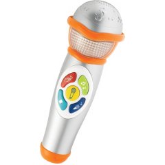 Іграшка Мікрофон музична, світло, батарейки, блістер, 21*17*8 см WinFun 2052-NL