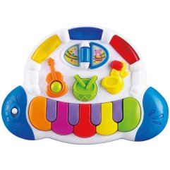 Музична іграшка Baby team Піаніно зі світловим ефектом 8635, Різнокольоровий