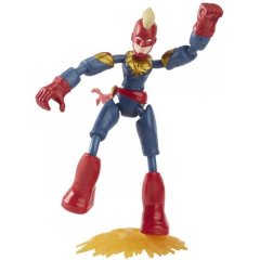 Игровая фигурка героя фильма Мстители серии Bend and Flex Капитан Марвел (Captain Marvel), 15 см Hasbro E7872