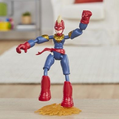 Ігрова фігурка героя фільму Месники серії Bend and Flex Капітан Марвел (Captain Marvel), 15 см Hasbro E7872
