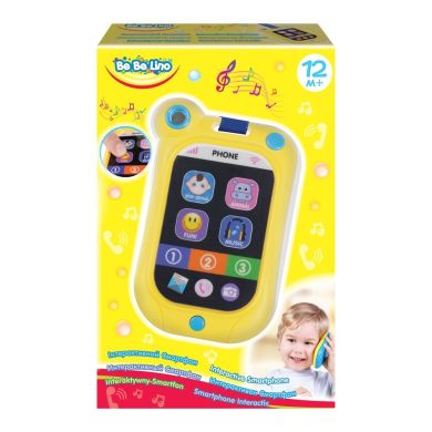 Інтерактивна іграшка BeBeLino Смартфон жовтий 58160, Жовтий