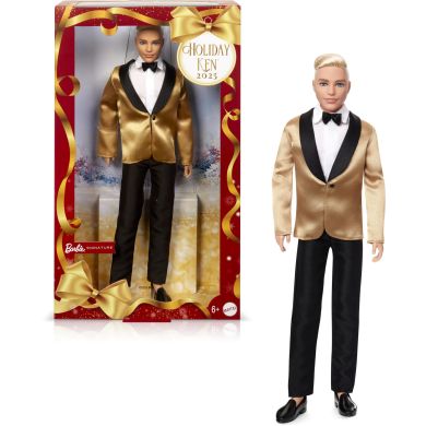 Колекційна лялька Кен Святковий блондин Barbie Barbie JGK55