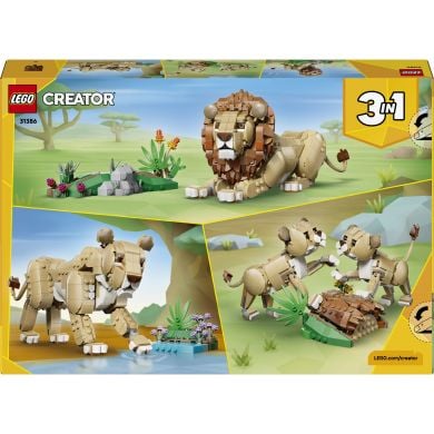 Конструктор Дикі тварини: Величний лев Lego Creator 31386
