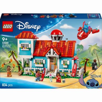 Конструктор Пляжный дом Лило и Стич LEGO Disney 43268