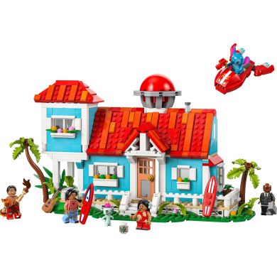 Конструктор Пляжный дом Лило и Стич LEGO Disney 43268