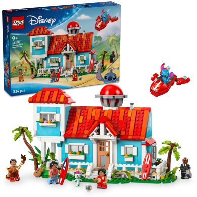 Конструктор Пляжный дом Лило и Стич LEGO Disney 43268