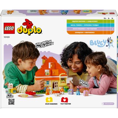 Конструктор Семейный дом Блуи с игрой на запоминание LEGO DUPLO 10459