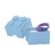 Четырехточечный королевский голубой контейнер для хранения Х4 Lego 40031736