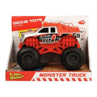 Машинка Dickie Toys Монстр трак із звуковими і світловими ефектами 15 см в асортименті 3752010