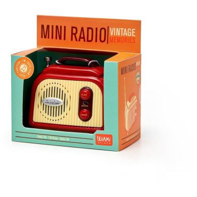 Мини-портативное радио Legami 7,5 x 8,8 x 4,5 cm FM0001