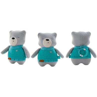 М'яка іграшка для сну MyHummy Teddy Bear Lily Mobile app сіра 5907637944743, Сірий