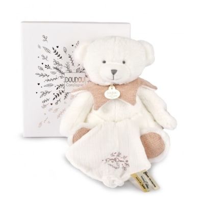Мягкая игрушка Мишка-комфортер розовый, 30 см DouDou DC4334
