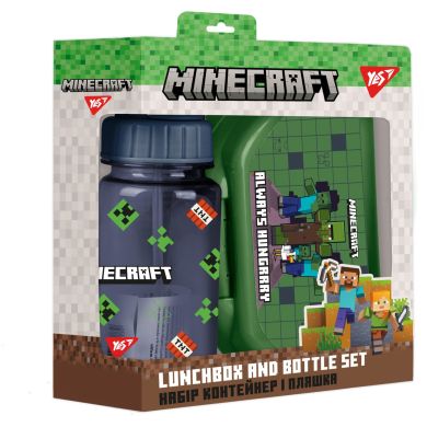 Набір контейнер і пляшка Yes Minecraft, 2 предмети 450144