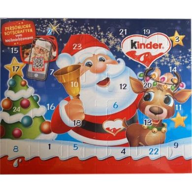 Новорічний адвент-календар Kinder Mix Tisch Adventskalender 113 г 8000500427484