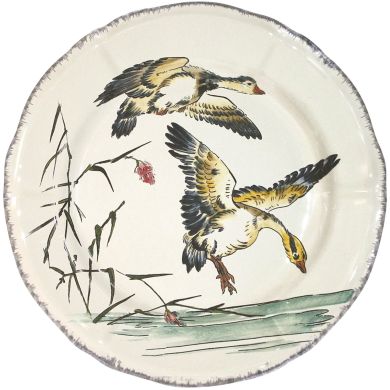 Обідня тарілка &laquo;Сірі Гуси&raquo;, серія &laquo;GDS Birds&raquo; GIEN 0113CP2026, 26