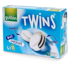 Печенье Gullon Twins Сэндвич в белом шоколаде 252 г T5745