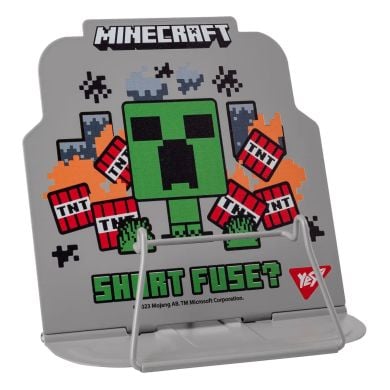 Подставка для книг фигурная Minecraft, металл с рубкой YES 470512