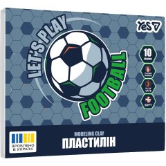 Пластилин Yes, 10 цв., 200г Football 540713