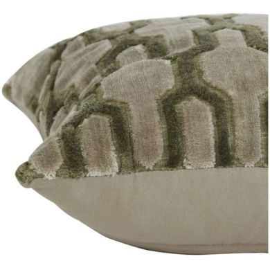 Подушка 45x45 см JEMBANA пісочна+оливково-зелена Light&Living 6857669
