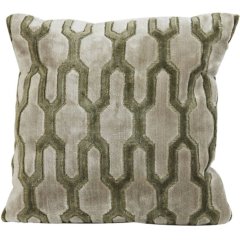 Подушка 45x45 см JEMBANA песочная+оливково-зеленая Light&Living 6857669