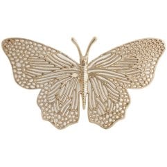 Украшение 41x23x4 см BUTTERFLY блестящее золото Light&Living 7479298