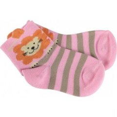 Шкарпетки дитячі 400 р.10-12 рожевий малюнок 1596 DUNA 4823040539561