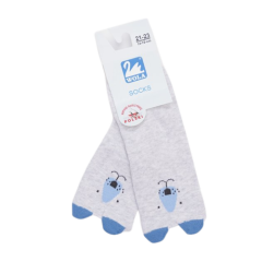 Шкарпетки дитячі W24.01P р.21-23 303 cвітло-сірий/cali WOLA W24.01P