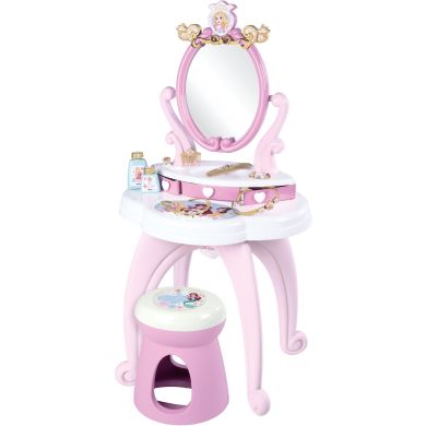Столик із дзеркалом Дісней. Принцеси Перукарня 2 в 1, зі стільцем SMOBY TOYS 320250